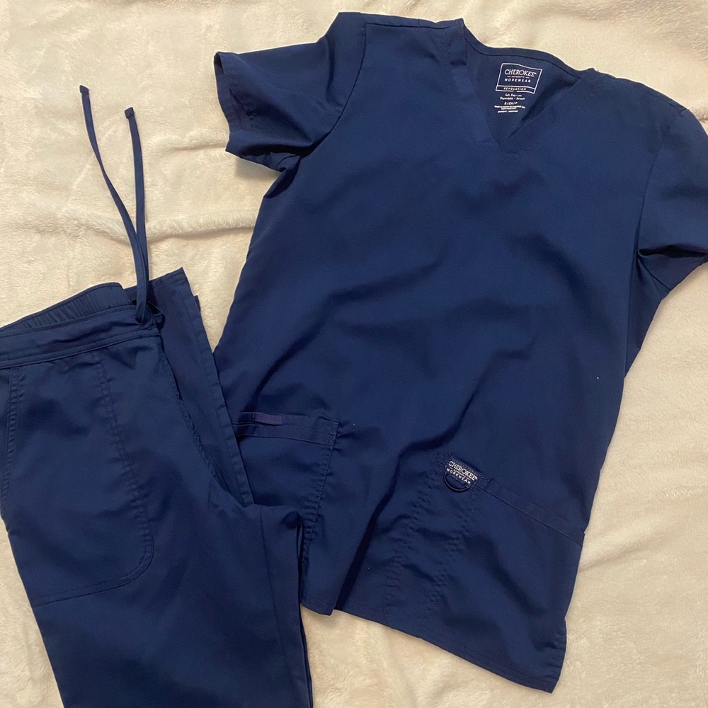 Navy scrubs